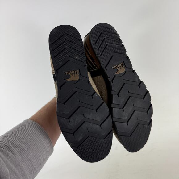 Sorel Major Ankle Boots Women's 9 Beige Zebra Print Side Zip Chelsea 1650161265 - Picture 8 of 10